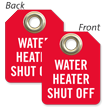 Water Heater Shut Off Mini Tag