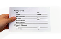 Parking Violation Stickers