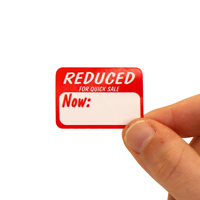 Reduced Sale Price Sticker Labels