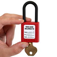 Do Not Remove This Lock Danger 2-Sided Label