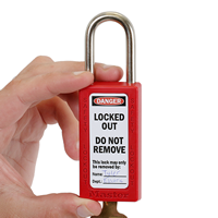 OSHA Danger Padlock Label