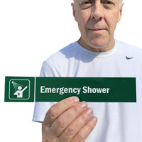 Emergency Shower Sign