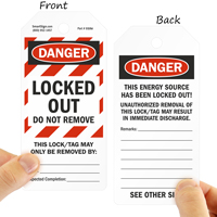 Lockout Tag Roll: Danger - Do Not Operate