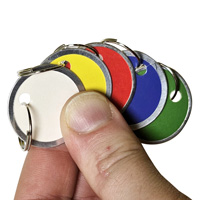 Assorted Color Key Tags Pack