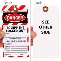 Perforated Danger Equipment Safety Tag