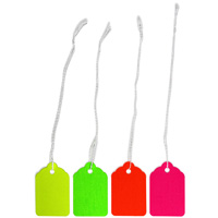 Colorful Product Tags with String