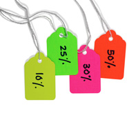 Vibrant Merchandise Label Set