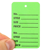 Garment Tags Large