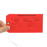 Evidence Identification Tag With Wire