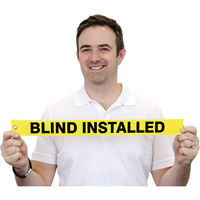 Blind Installed Tag