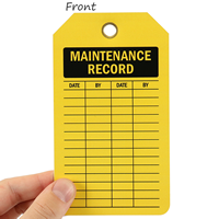 Maintenance Record Tag