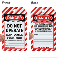 Do Not Operate Tag Maintenance Department