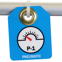 Pneumatic, Double Sided Energy Source Identification Micro Tags