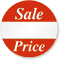 Circular Sale Price Label Sticker