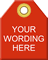 2 in. x 2-1/2 in. Grommeted , Engraved Plastic Valve Tag