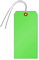 Fluorescent Green Tags (with wires)