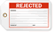 Rejected Production Control Tag