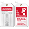 Fire Extinguisher Inspection Record 2-Sided Tag