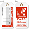 Fire Hose Inspection Record Tag