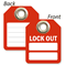 Lock Out Two-Sided Identification Micro Tag